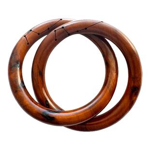 天然雷击枣木乾坤圈阴阳环乾坤镯桃木手环张至顺道长同款过香真开