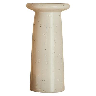 陶美集亮白中式粗陶水培花瓶