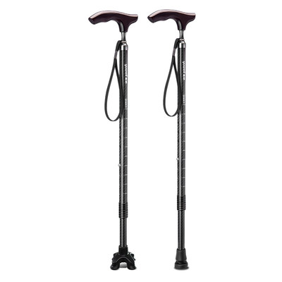 鱼跃拐杖康复走路老人防滑骨折专用四脚助行轻便手杖医用行走辅助