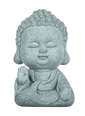 茶宠摆件精品鱼缸造景青砂石禅意