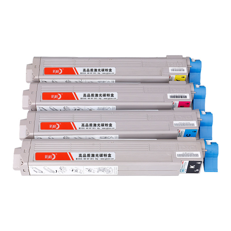 彩格适用OKI C610粉盒OKI C610DN彩色激光医疗胶片打印机C610N C610DTN C610CDN复印机墨粉仓碳粉盒