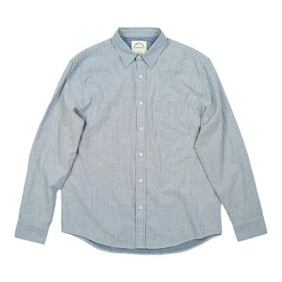 日系复古春秋纯棉长袖衬衫