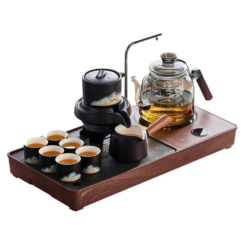 【自动上水】一体茶盘陶瓷茶具