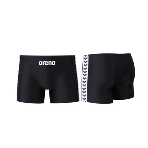 arena男士泳裤平角款撞色拼接