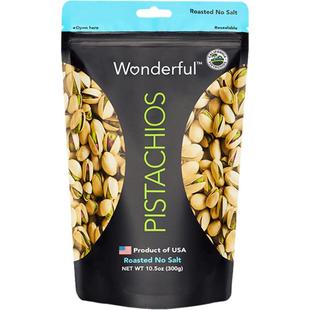 Wonderful万多福无盐味开心果当季大颗粒不含食用盐