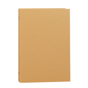 A4 B5 A5牛皮活页夹硬外壳六孔九孔30孔笔记本13mm10mm宽行距黑色