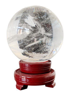 祥云阁天然熔炼水晶球