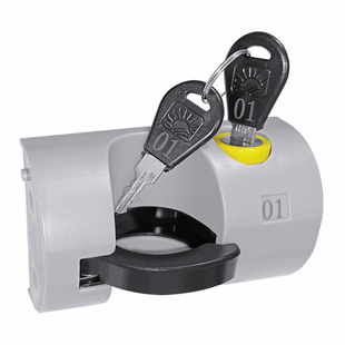 雨伞架锁头商用雨伞收纳架带锁伞架五金配件锁头大锁头12锁10头锁