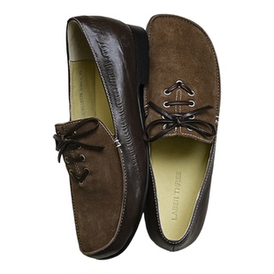 LABERTHREE26春季新品山茶左岸绑带乐福鞋日常舒适设计感平底单鞋