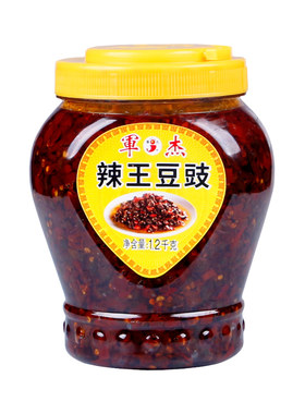 军杰香辣风味农家传统味豆豉辣酱