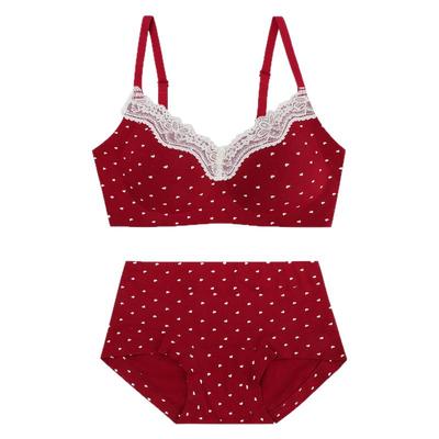 馨帮帮Bra红色本命年新婚内衣