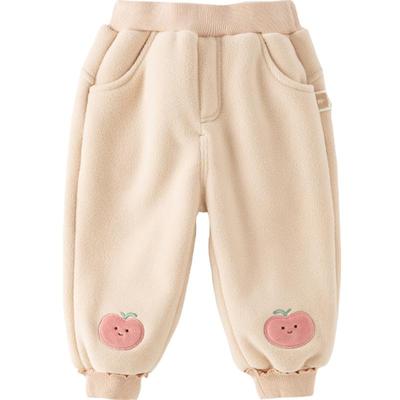 戴维贝拉女童摇粒绒裤子