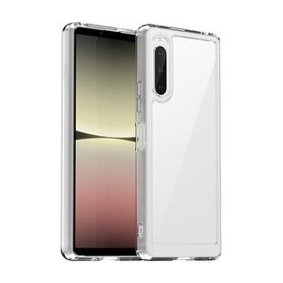 适用索尼Xperia10VI手机壳防摔10v亚克力太空壳xperia1V手机套透明1vi全包新款1vii保护套SONY1V五代5v男女款