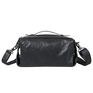 真皮小型手提包高端小包手包大容量多功能手拿包男通勤单肩斜挎包