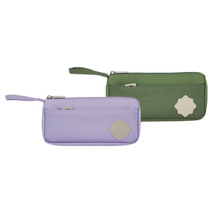 【直播间】卡拉羊轻自重多隔层笔袋大容量铅笔盒防水耐脏超纤皮