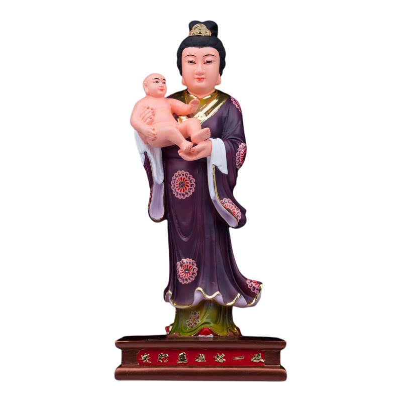 十二婆者神像安胎注男女树脂婆姐注生娘娘临水夫人陈靖姑供奉摆件