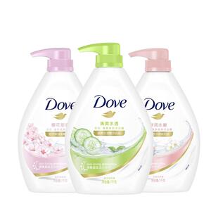 Dove多芬沐浴露1kg白桃樱花甜香洗澡清洁沐浴液留香官方正品