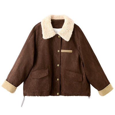 巴恩风派克工装羽绒服外套女士