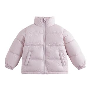 [三防]马克珍妮男女童超轻保暖立领羽绒服面包服红色冬装231190