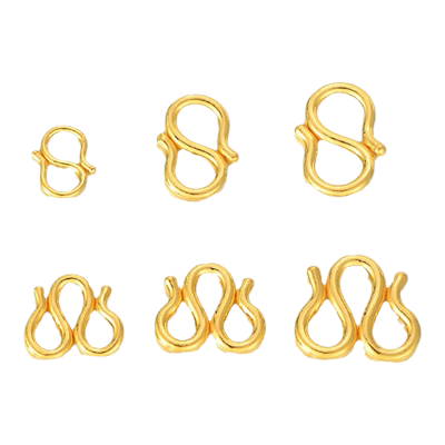 黄金W扣S扣实心999足金