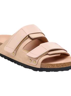 BIRKENSTOCK勃肯绒面魔术贴拖鞋