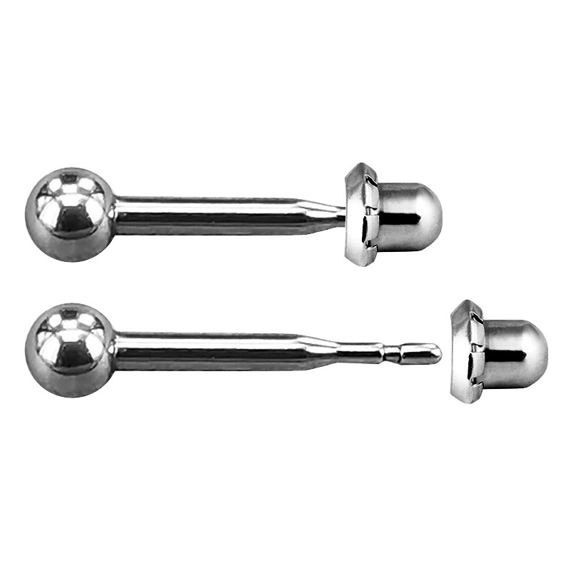 扩耳洞钛合金耳钉养耳洞防堵不过敏1.2粗针F136植入级1.0非钛钢女