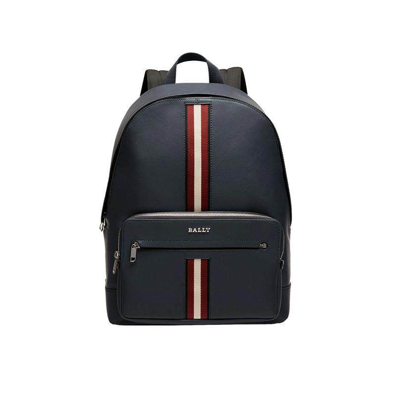Bally/巴利时尚男士牛皮双肩背包