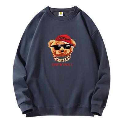 Oversize笑脸美式时尚宽松卫衣