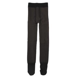 Tabio裸感黑丝光腿神器女秋冬加绒打底裤袜黑透肤丝袜连裤袜260D