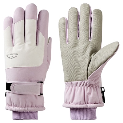 MISSION UV滑雪手套冬季保暖户外触屏手套防寒骑行加绒加厚手套女