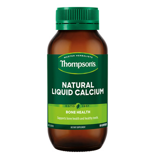 thompsons汤普森液体钙维生素D3中老年成人补钙软胶囊碳酸钙