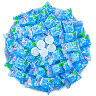 上好佳薄荷糖强劲清凉硬糖500g招待糖果口气清新休闲办公室小零食