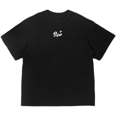 科技感大T恤纯棉上衣宽松短袖女