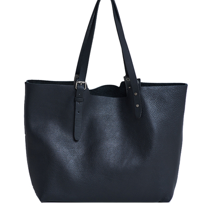 原创头层牛皮子母托特单肩包