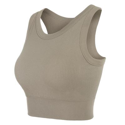 骆驼瑜伽内衣女防晒训练健身内衣