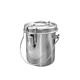 油画洗笔桶洗笔器油壶带盖密封防漏 不锈钢挂笔架带滤网 专业油画