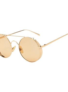 圆形复古斯文眼镜墨镜