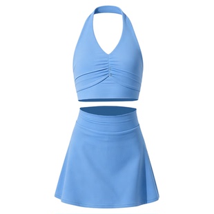 皇朝拉丁舞服儿童练功服女童网球运动套装2026儿童训练服HT9003