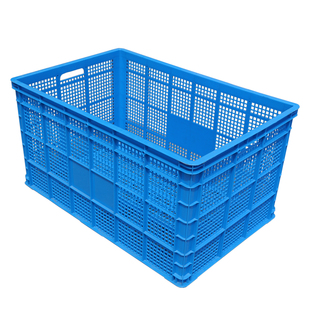 加厚塑料框周转筐长方形镂空筐子收纳箱子箩筐胶框水果箱大框子匡