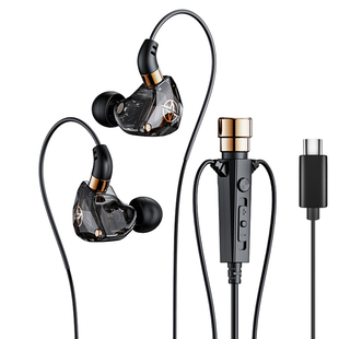 K歌耳机 有线手机全民唱歌录歌专用电脑用耳麦带话筒麦克风二合一