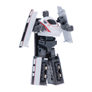 复兴号列车合金钢甲兽火车变形玩具超人模型动高铁男孩合体机器人