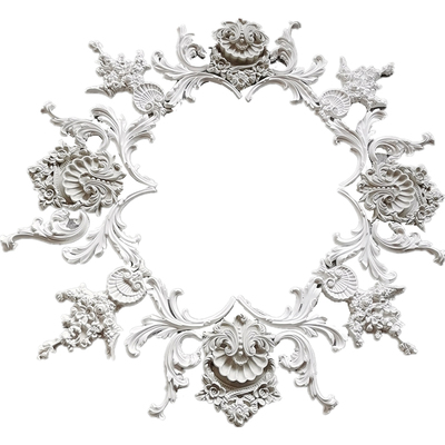 杰云石膏灯盘拼花造型