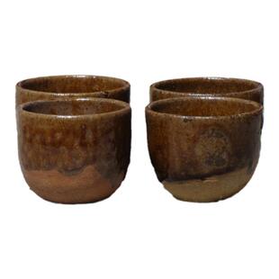云南手工土陶杯粗陶茶具中式复古陶杯子 茶杯 酒杯 品茶杯 主人杯