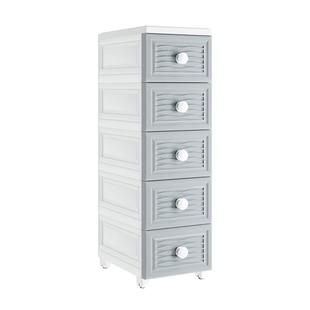 纳雅乐25cm夹缝收纳柜卫生间窄缝抽屉柜储物柜塑料家居缝隙小柜子