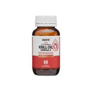 beasto新西兰原装进口100%aker南极磷虾油高纯度深海鱼油omega-3