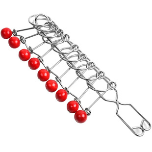 特大号九连环铁环扣解环解锁成人古典益智力玩具加粗儿童老人礼物