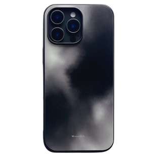 《玄墨》山月集新中式适用于iphone16promax苹果15/14pro华为小米安卓防滑全包玻璃原创新款国风高级感手机壳