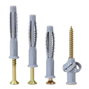 沪心小黄鱼膨胀管多功能打结型塑料胀塞加强型空心砖专用膨胀螺丝