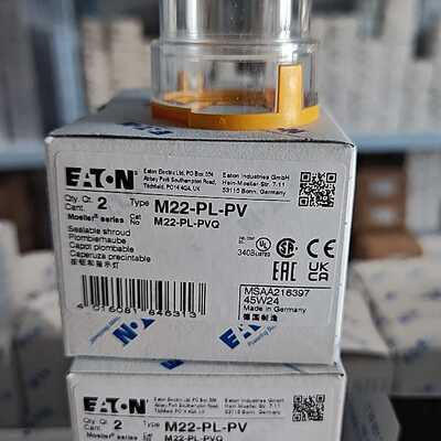 议价伊顿穆勒M22-PL-PV急停防护罩，UL认证CSA认证齐全
