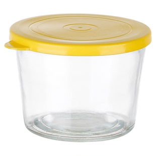 咸菜盒冰箱保鲜盒玻璃小碗密封罐泡菜盒子带盖小菜食品分装盒